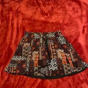 Short multi-color skirt from Forever 21